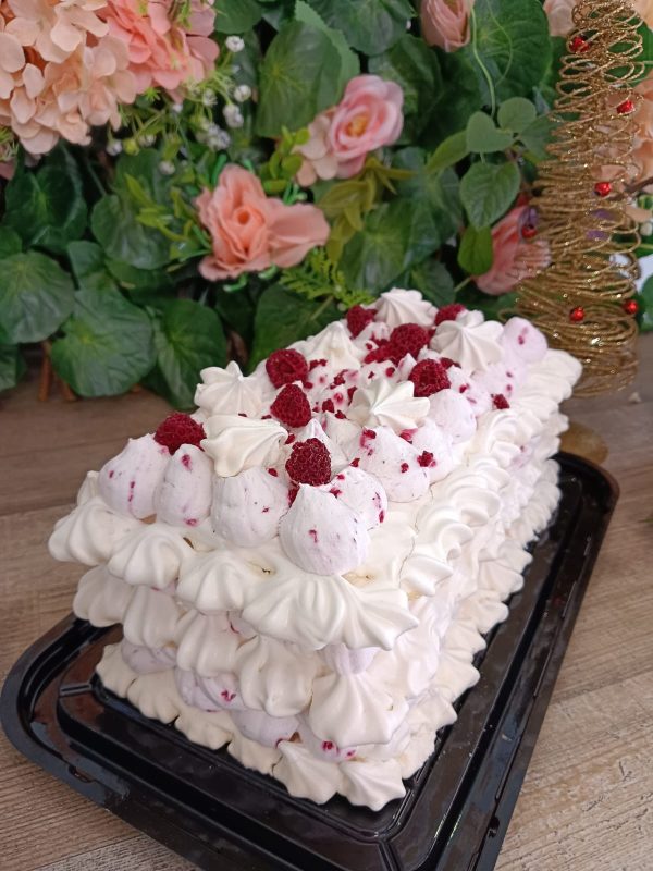 Torta merengue frambuesa