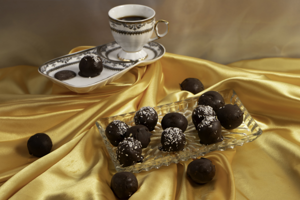 Suaves trufas sabores,naranja ,nuez, tradicional y coco